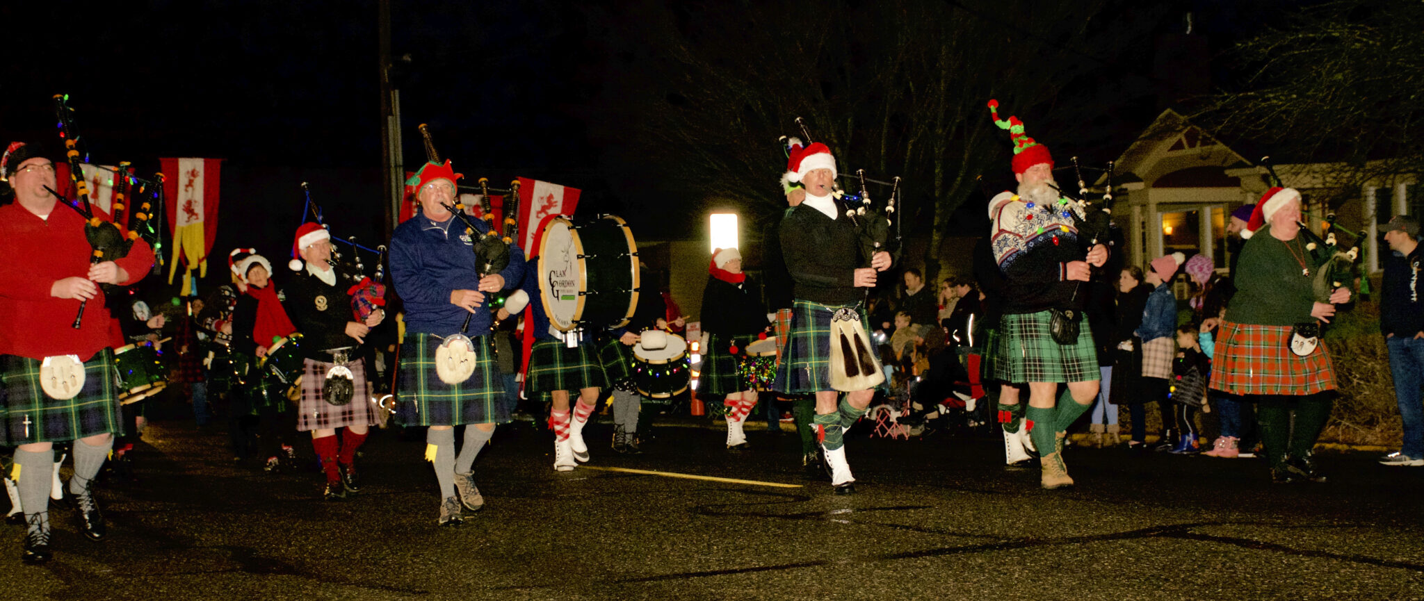 2024 Christmas parade Seattle Scottish Highland Games Association